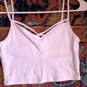 White cropped Tank top